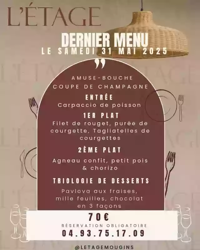 L'Étage - Restaurant Mougins - meilleur resto MOUGINS